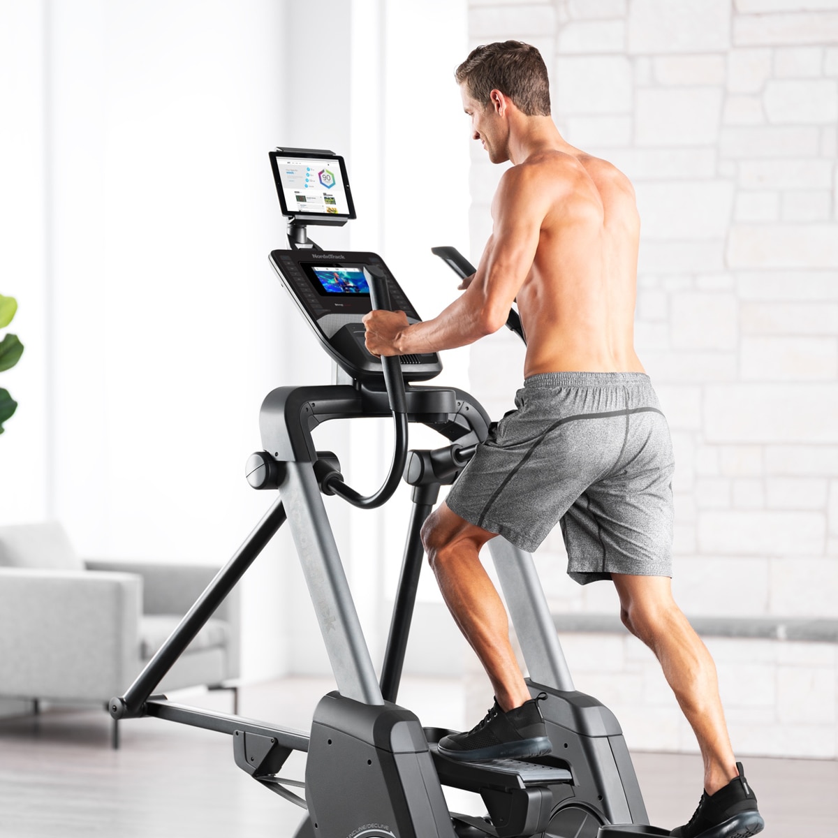 Bicicleta elíptica FreeStride Trainer FS7i Nordictrack - Gris Gris-4