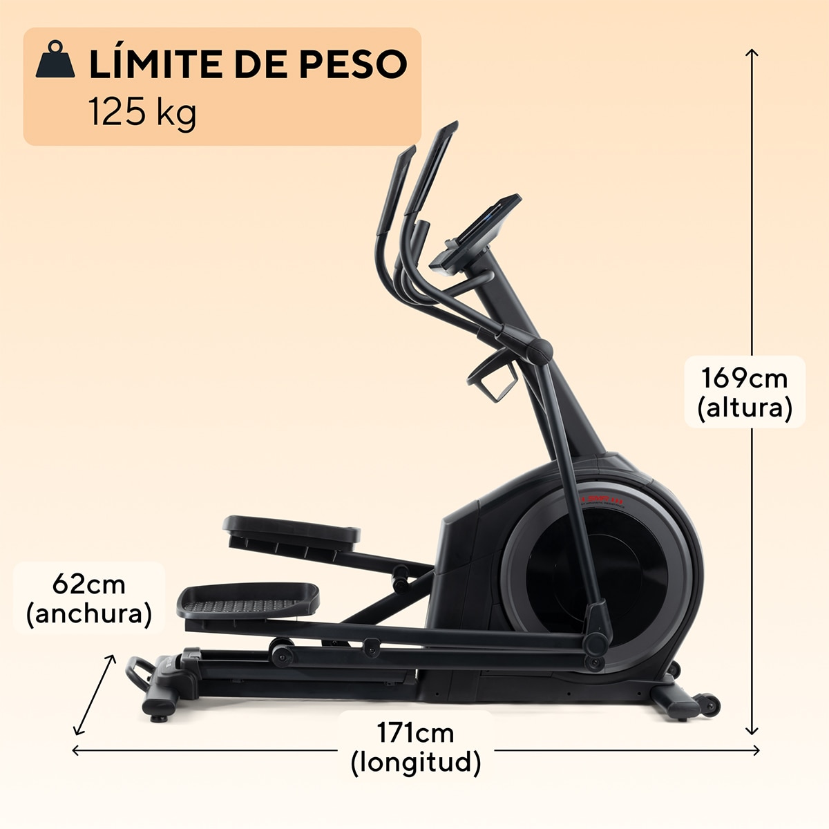Elíptica Carbon EL Preto-12