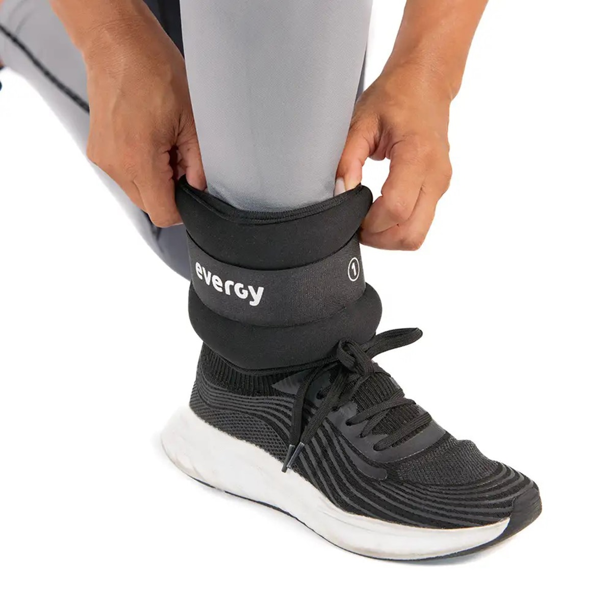 Pesos para Tornozelos e Pulsos 1kg BASIC Home Preto-4