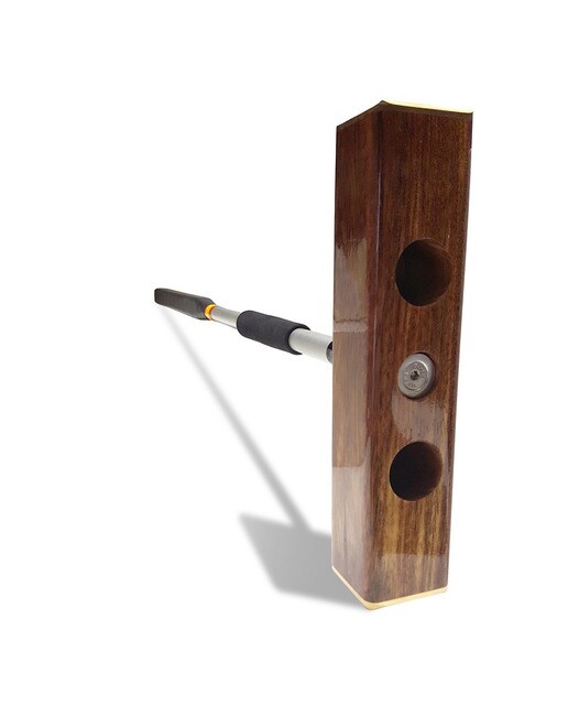 Maço de Croquet Clássico The Brass Spot Federação Espanhola de Croquet Castanho-2