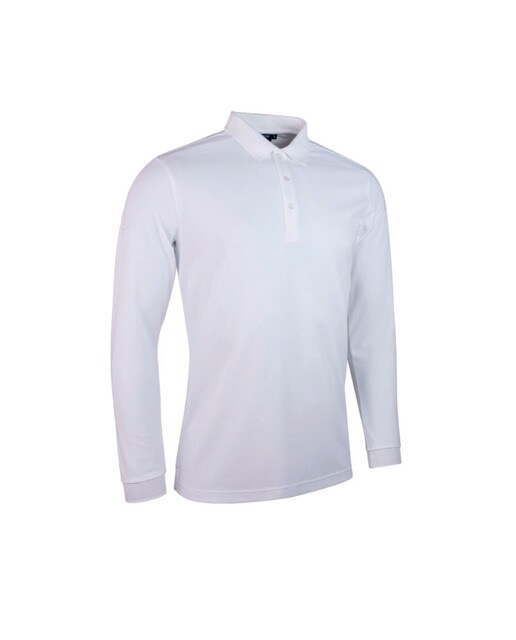 Polo de Croquet de Homem Max Branco-1