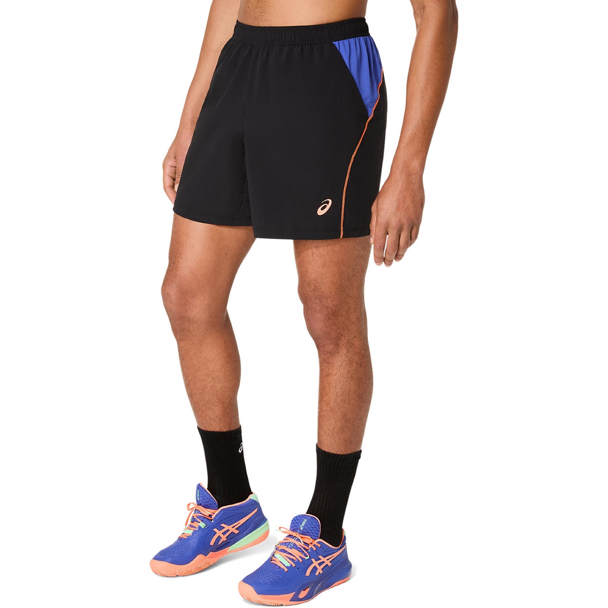 Calções de Padel de Homem Padel Court 7In Short Preto / Azul-3