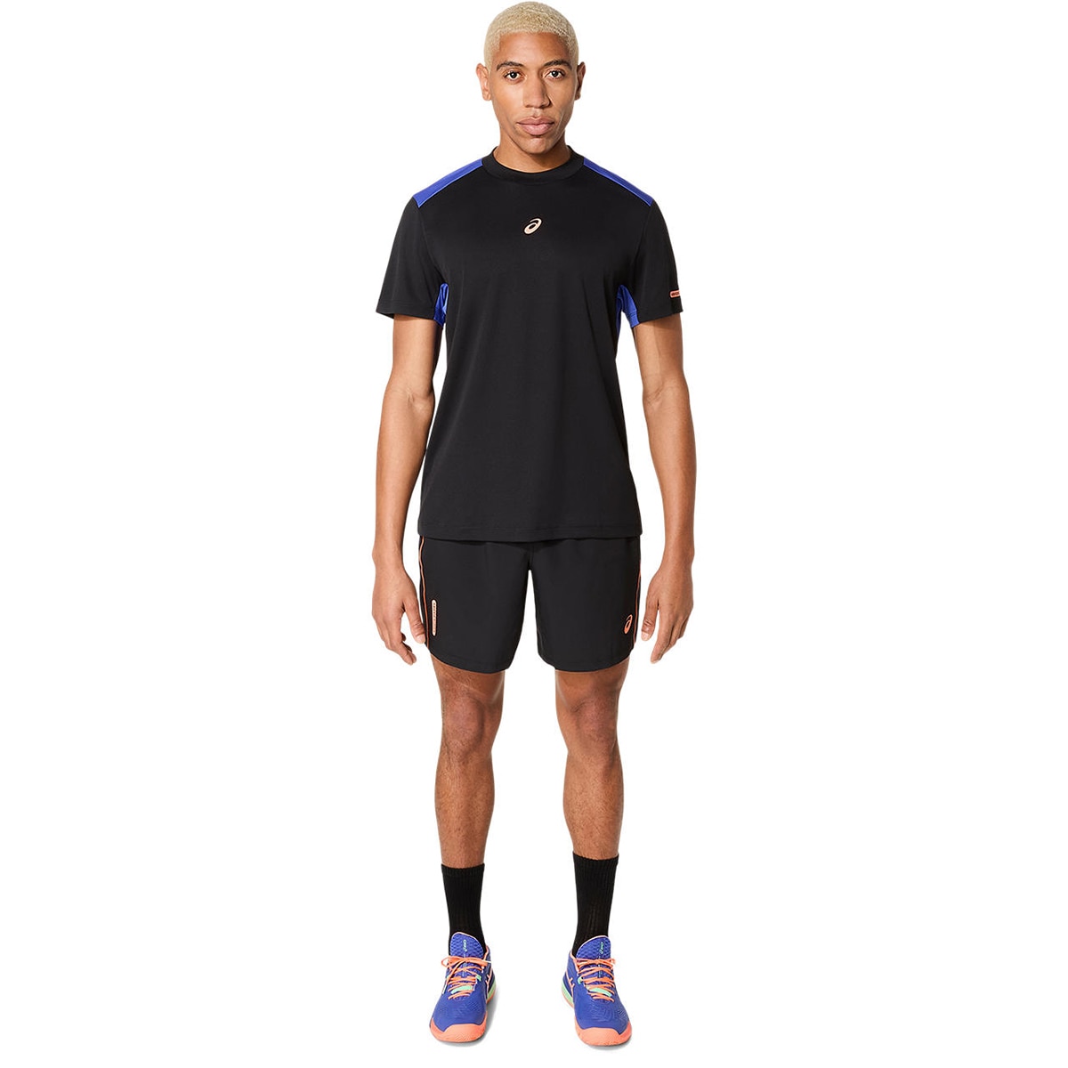 Calções de Padel de Homem Padel Court 7In Short Preto / Azul-7