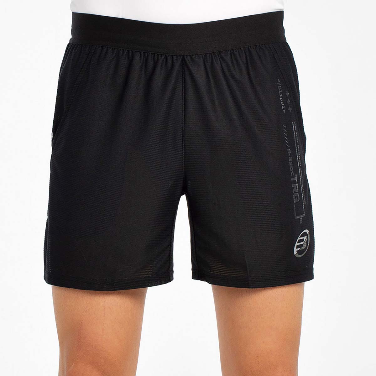 Calções de Homem - Branco Preto-1