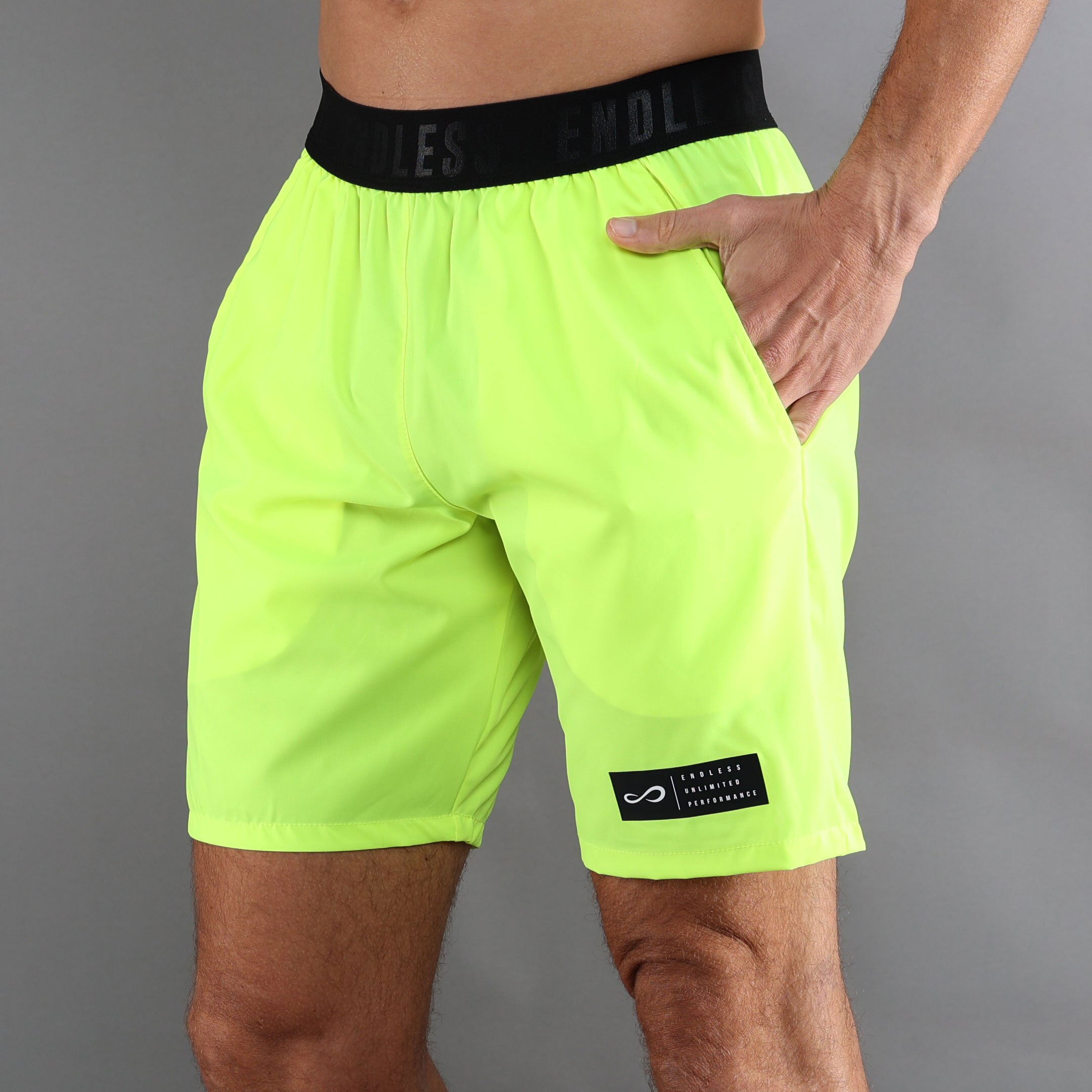 Calções de Homem Ace Iconic Amarelo-1