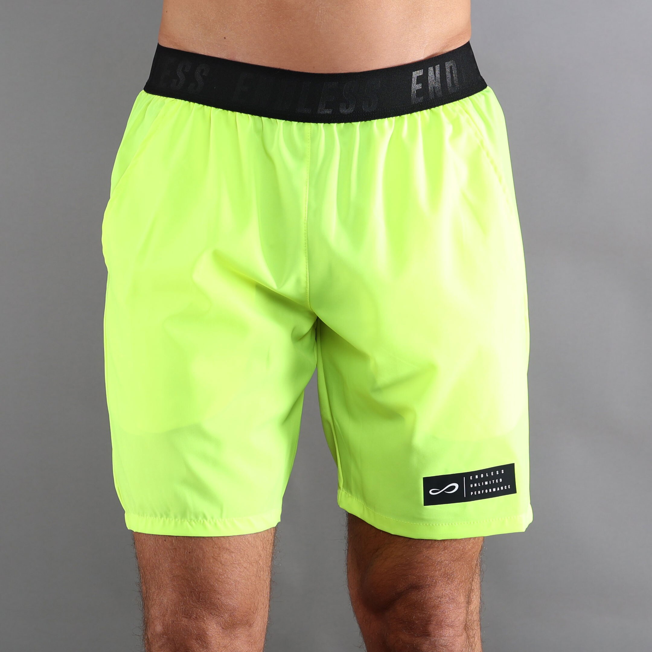 Calções de Homem Ace Iconic Amarelo-4