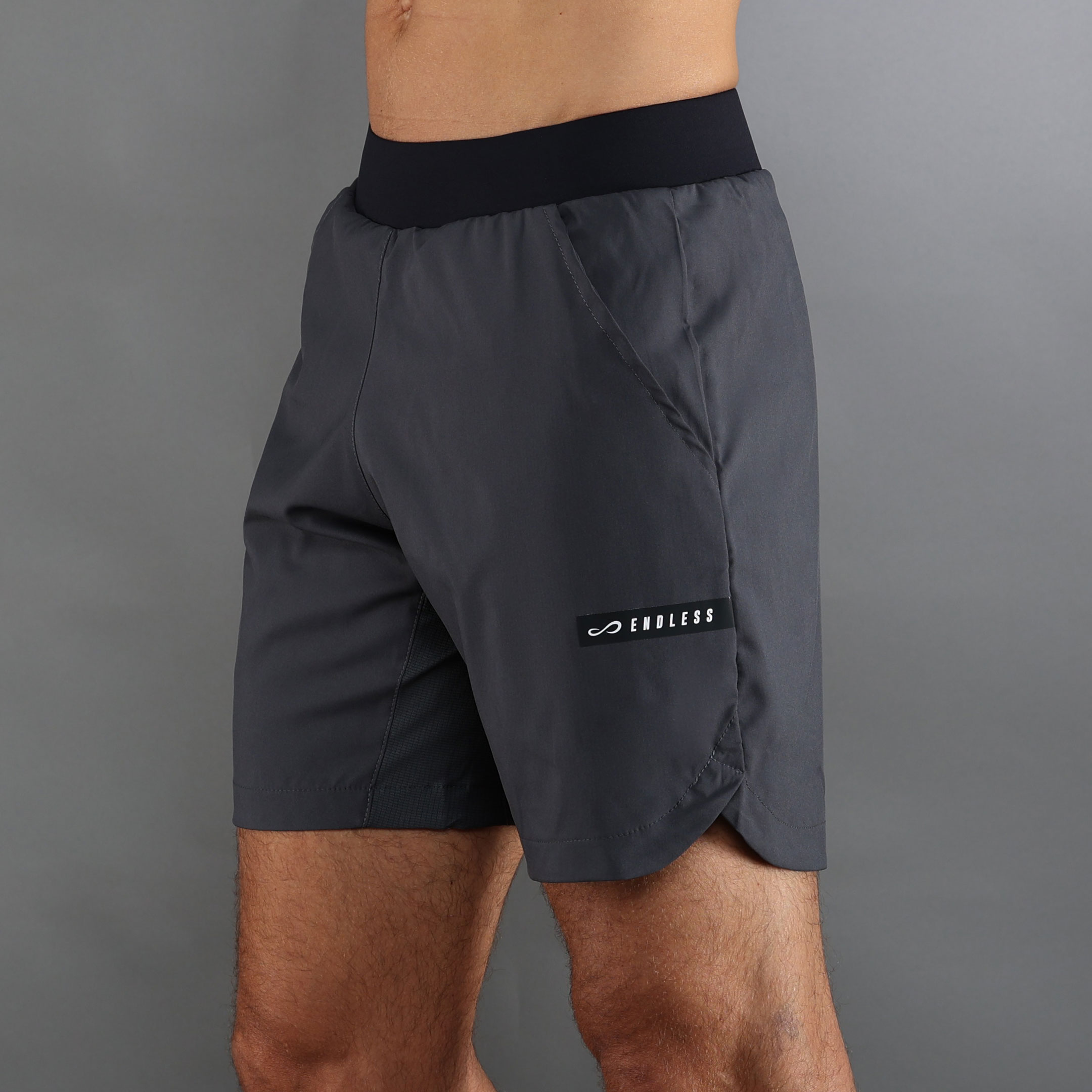 Calções de Homem Swift Cinzento-1