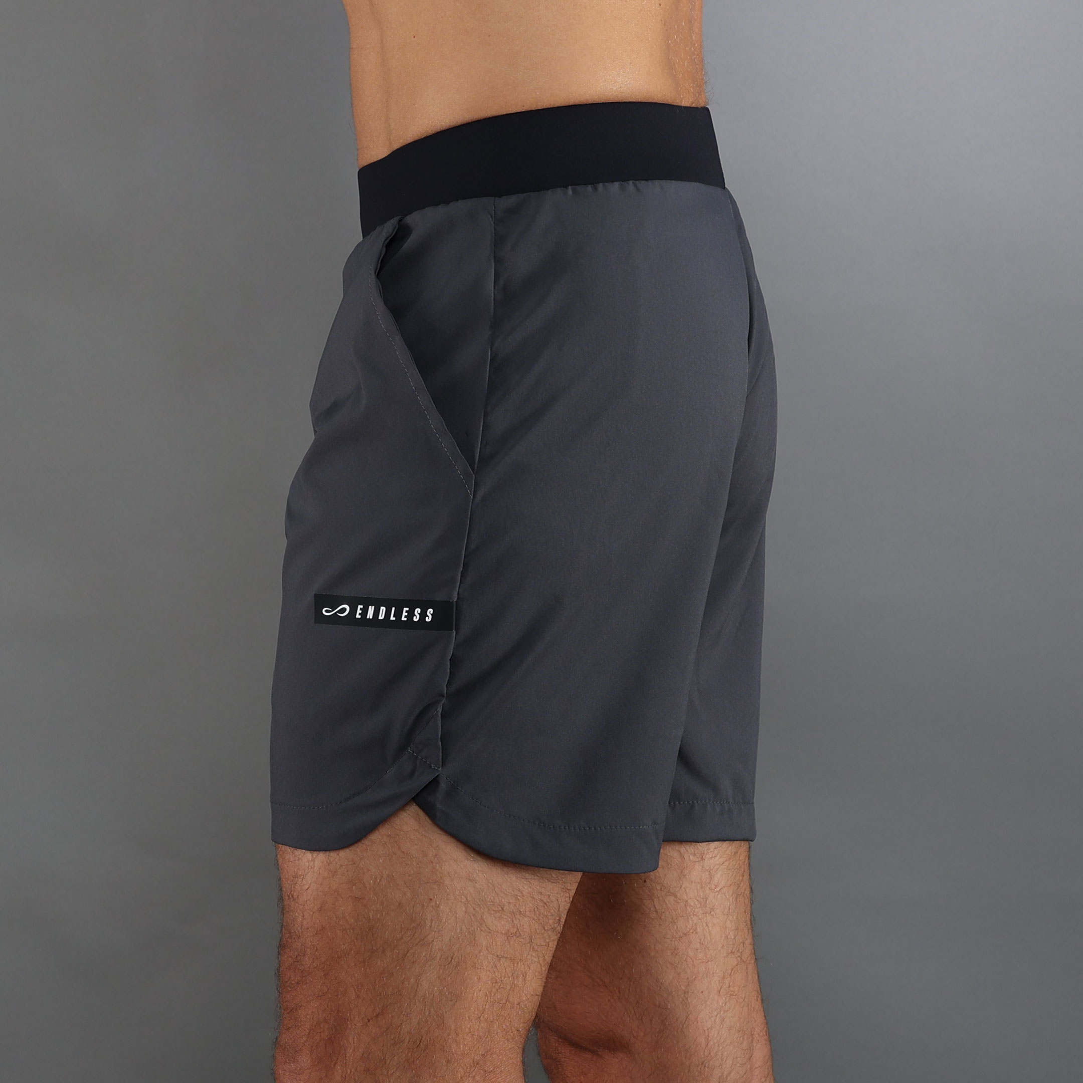 Calções de Homem Swift Cinzento-3