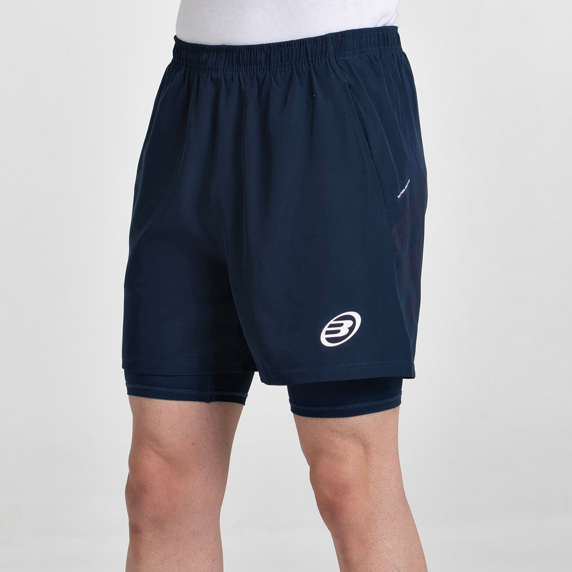 Calções de Poliéster de Homem Mansil Azul-3