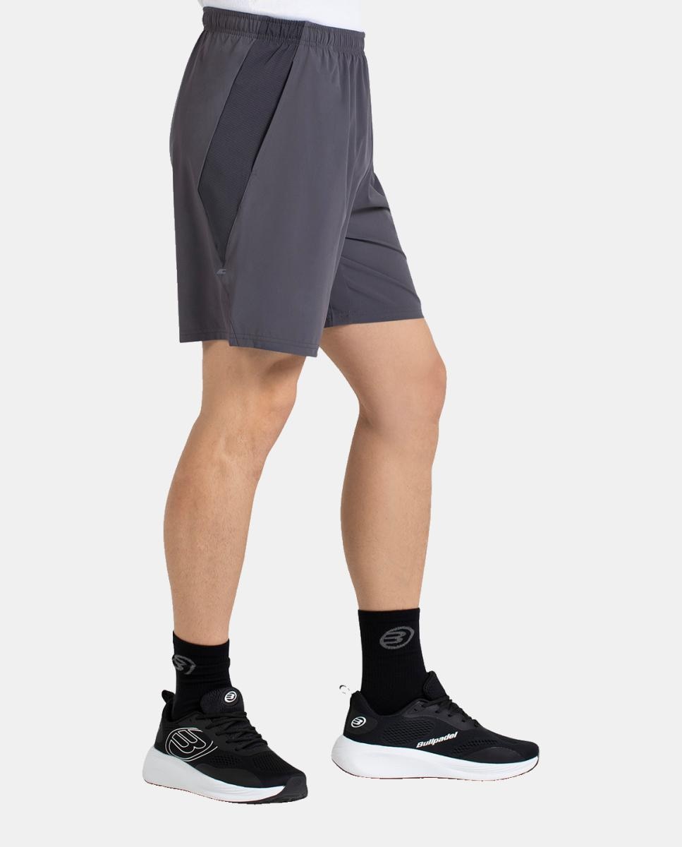 Calções de Poliéster de Homem Melea Bullpadel Cinzento-3