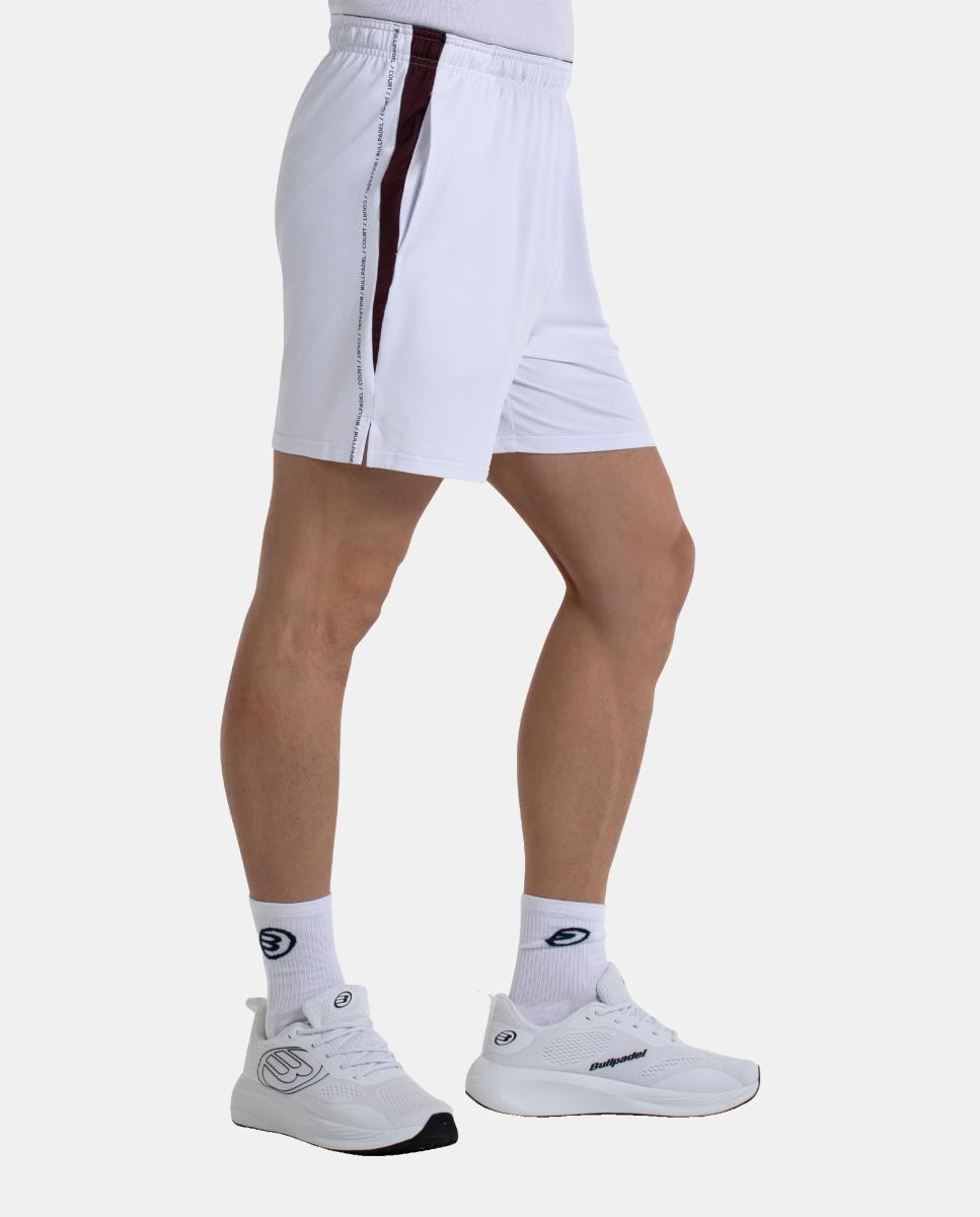 Calções de Poliéster de Homem Cetuo Bullpadel Branco-3