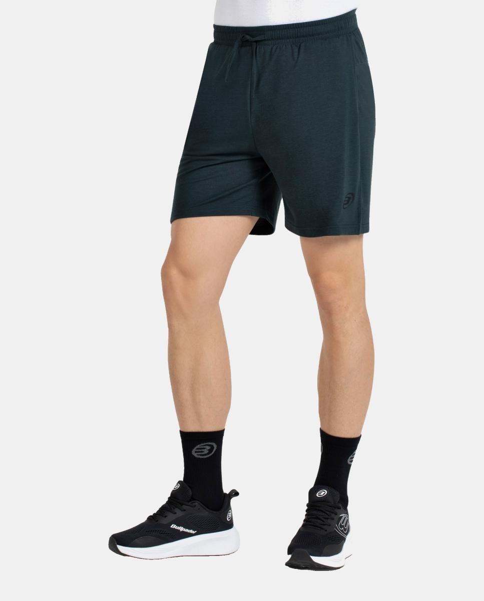 Calções de Poliéster de Homem Ande Bullpadel Verde-2