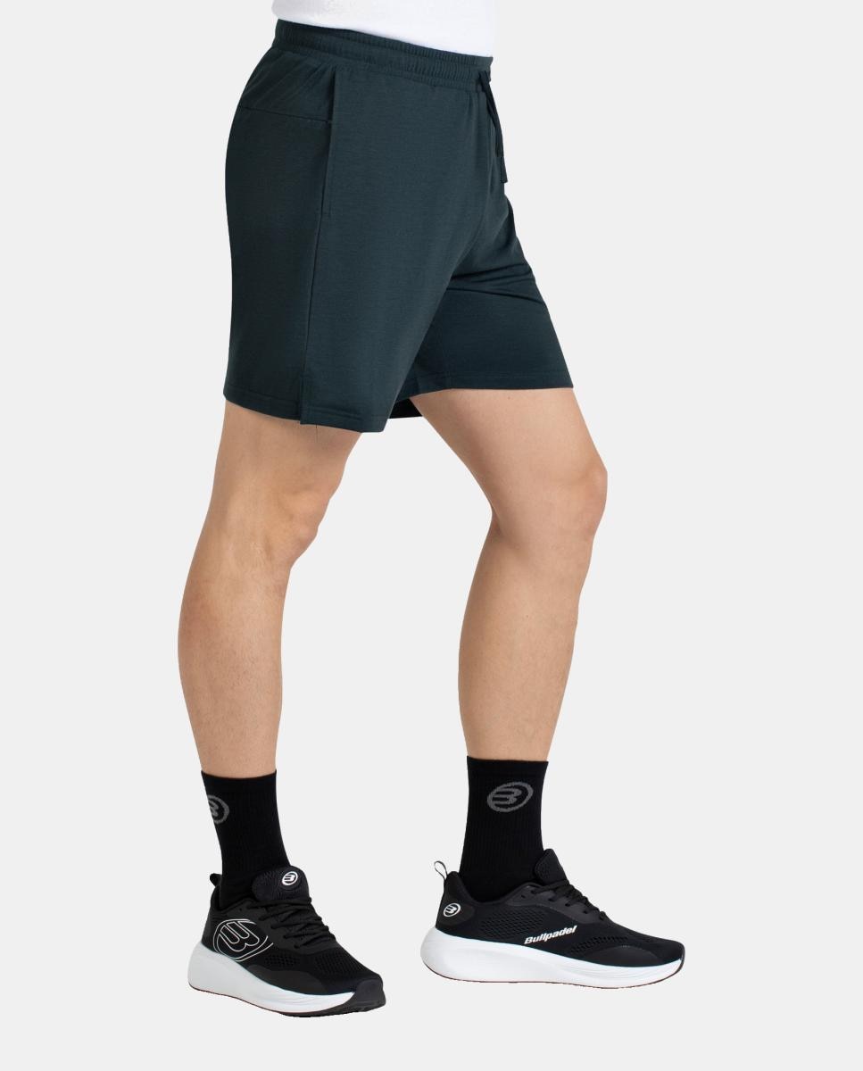 Calções de Poliéster de Homem Ande Bullpadel Verde-3