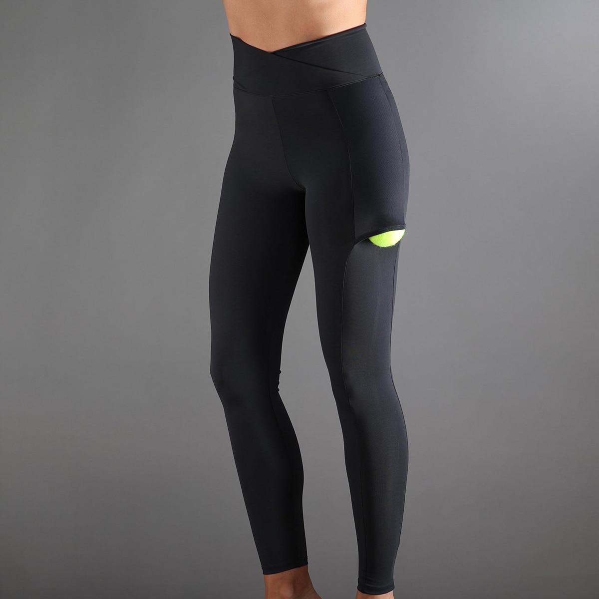 Leggings de Mulher Cross Pocket Preto-2