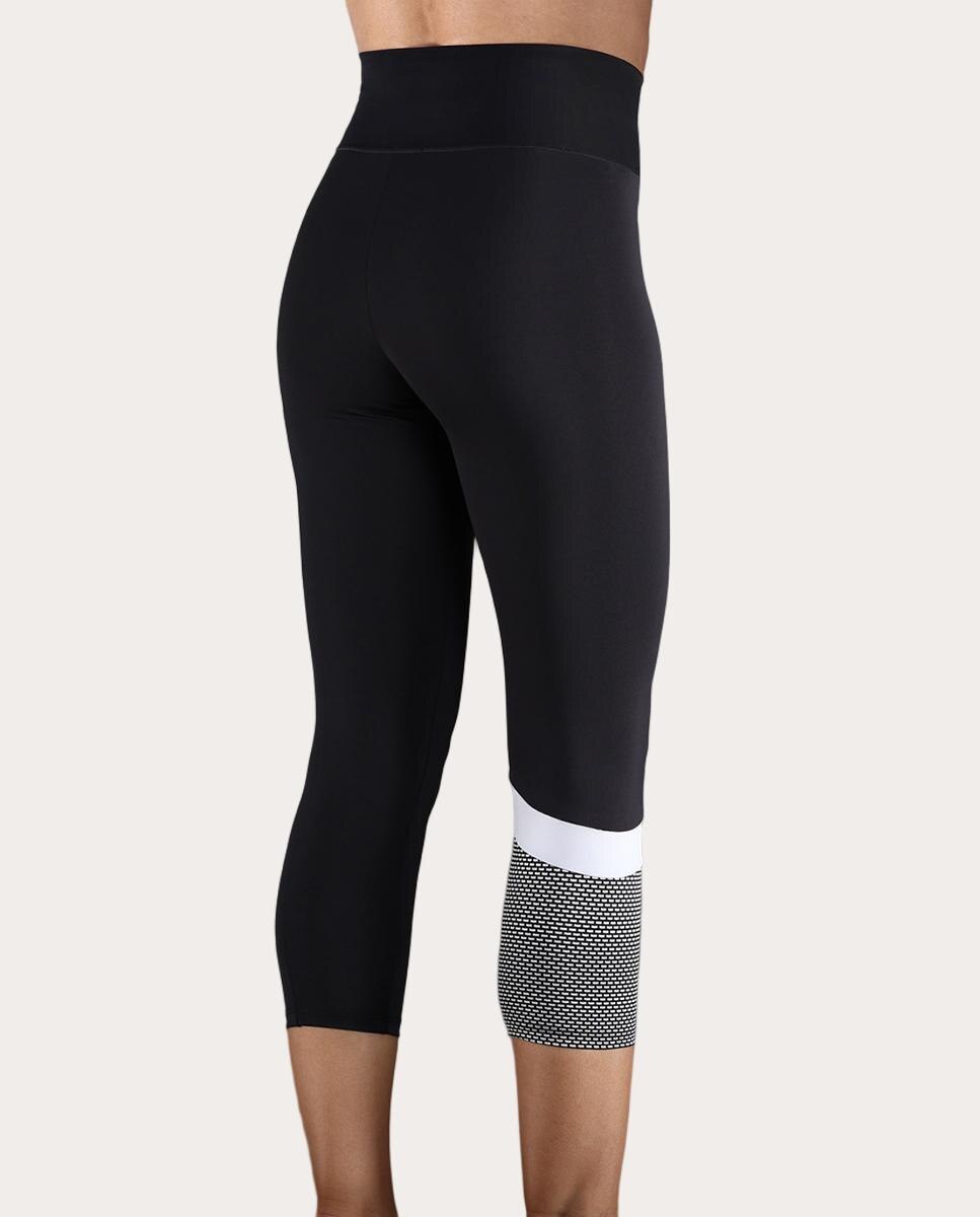 Leggings de Mulher Line Pocket Hw 7/8 Preto-2