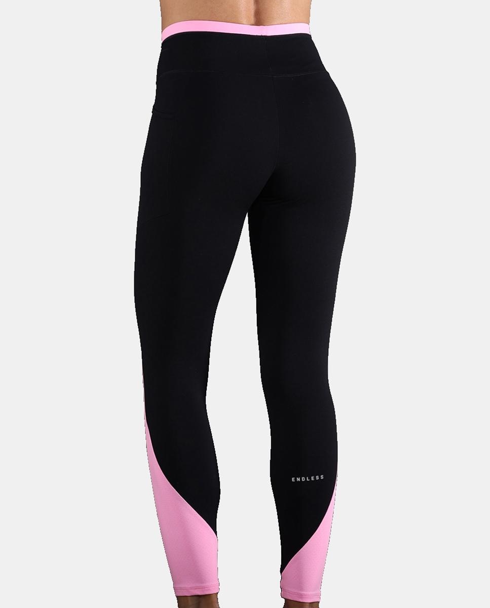 Leggings de Mulher Vexa Endless Preto / Rosa-2