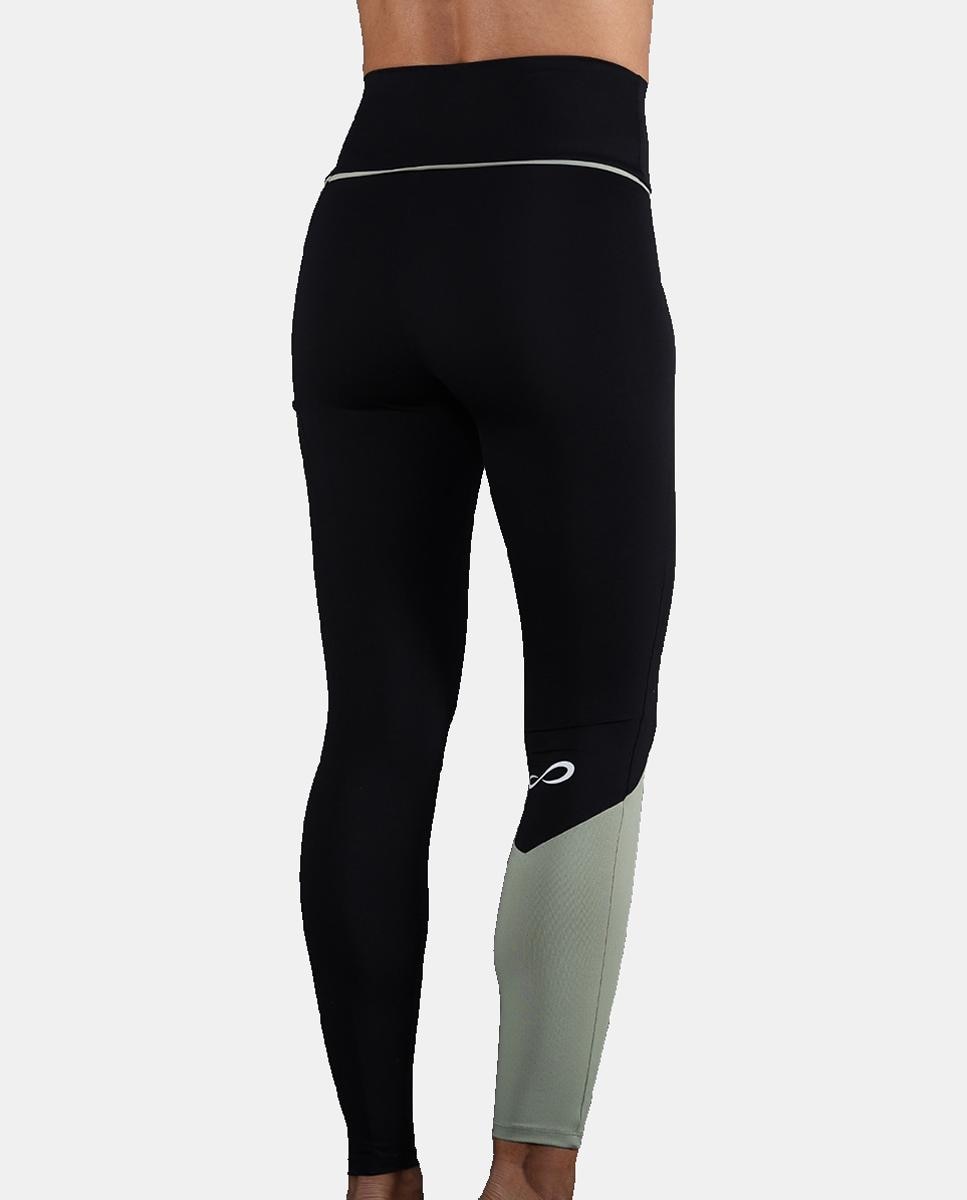 Mallas De Mujer Vanity Pocket Endless - Negro / Verde Negro / Verde-2