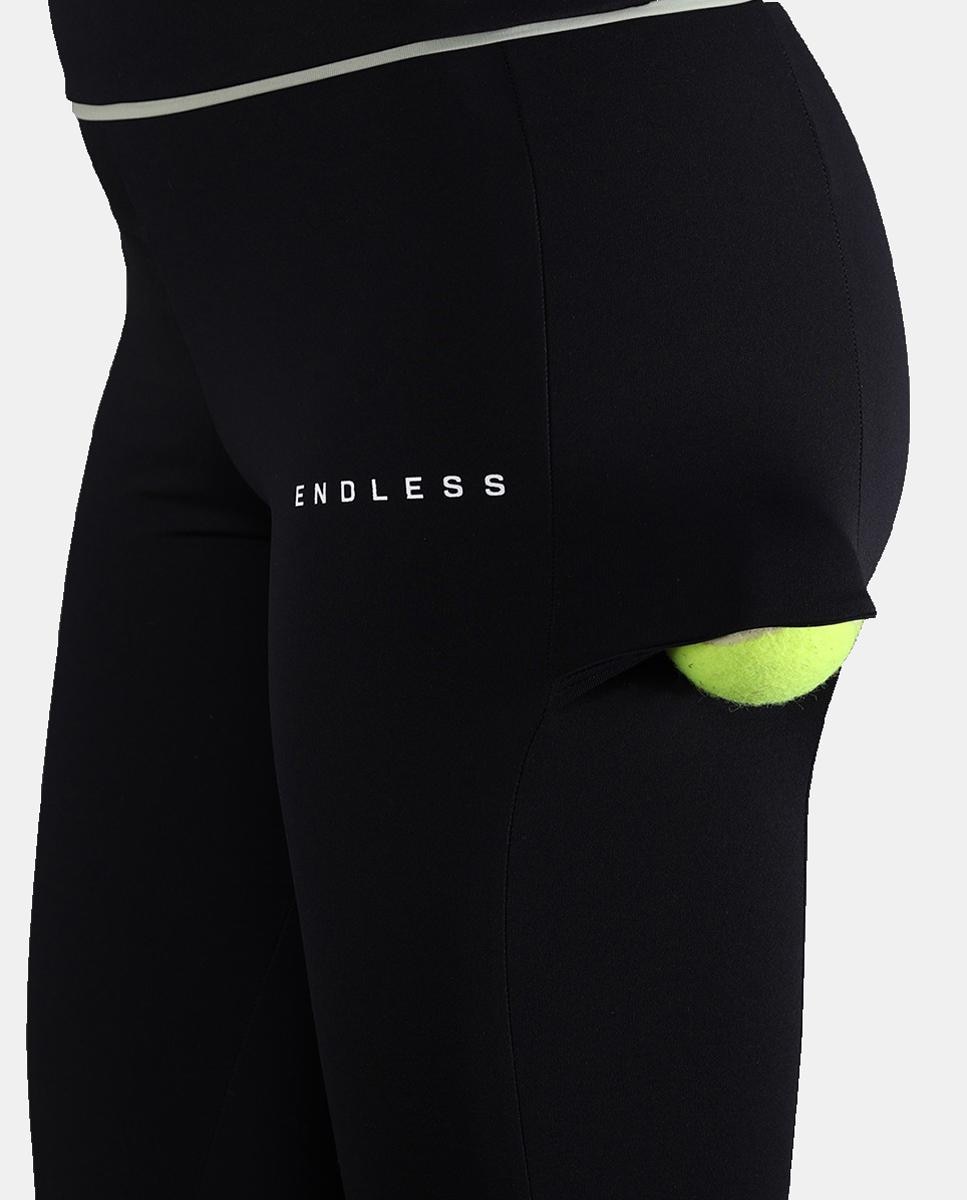 Mallas De Mujer Vanity Pocket Endless - Negro / Verde Negro / Verde-4