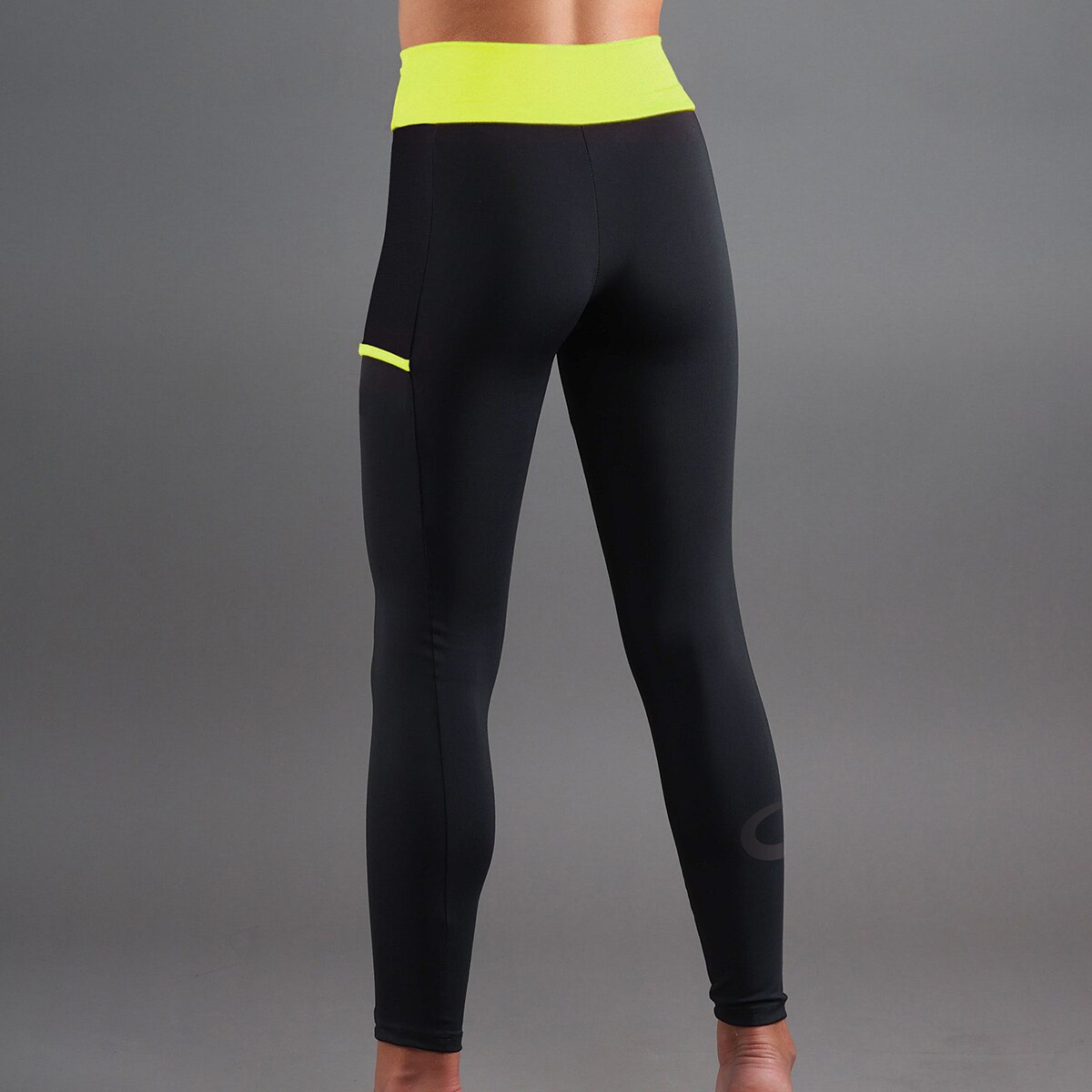 Leggings de Menina Fit Pocket Kids Preto / Rosa-2