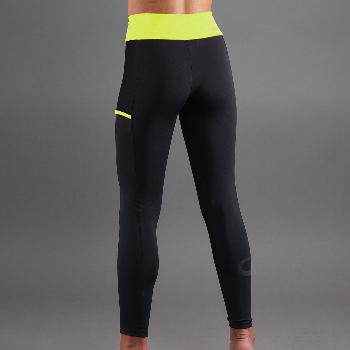 Leggings de Menina Fit Pocket Kids Preto / Rosa-2