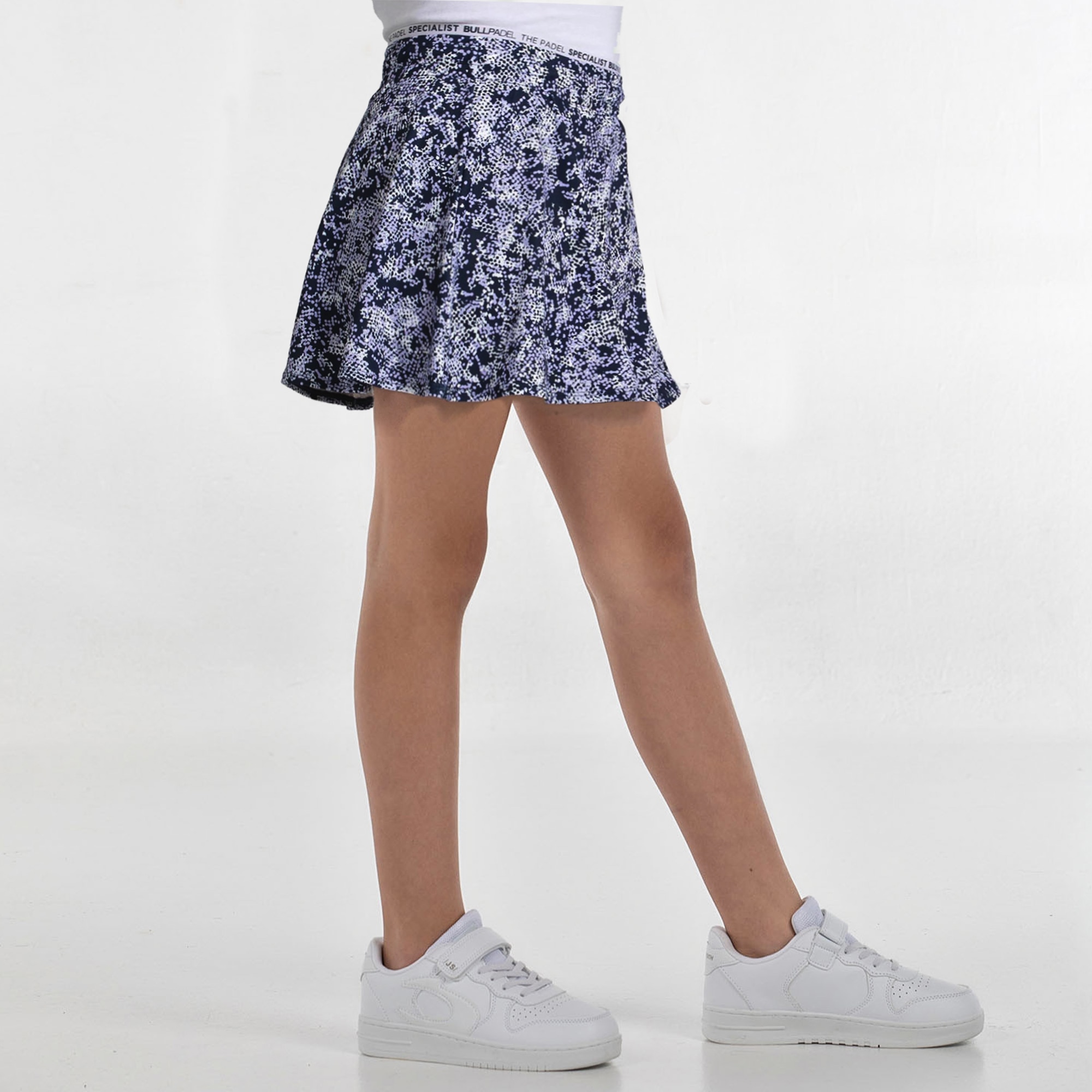 Saia Básica de Menina Parasil G Azul-3