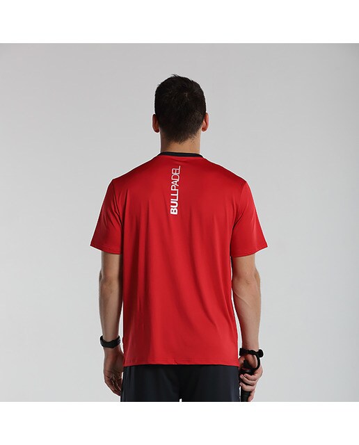T-shirt de Homem Vermelho-2