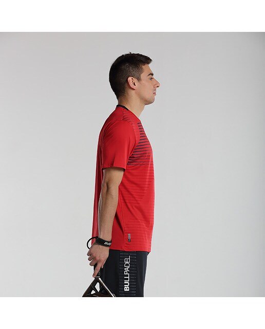 T-shirt de Homem Vermelho-4