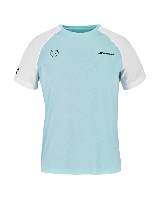 T-shirt de Homem Juan Lebrón Crew Azul / Branco-1