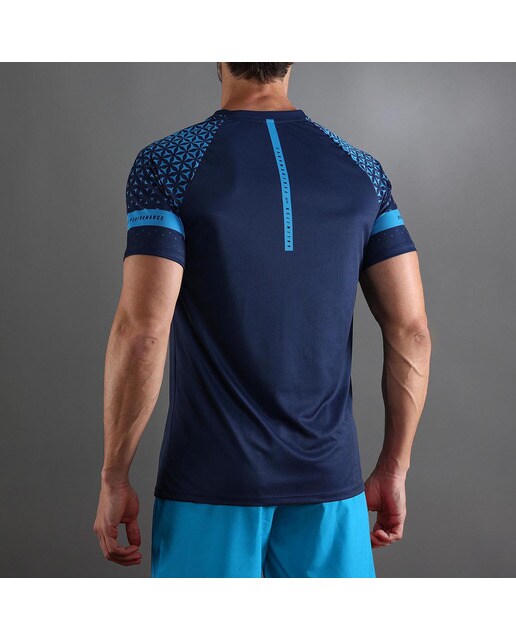 T-shirt de Homem Feisty Geo Azul-claro-2