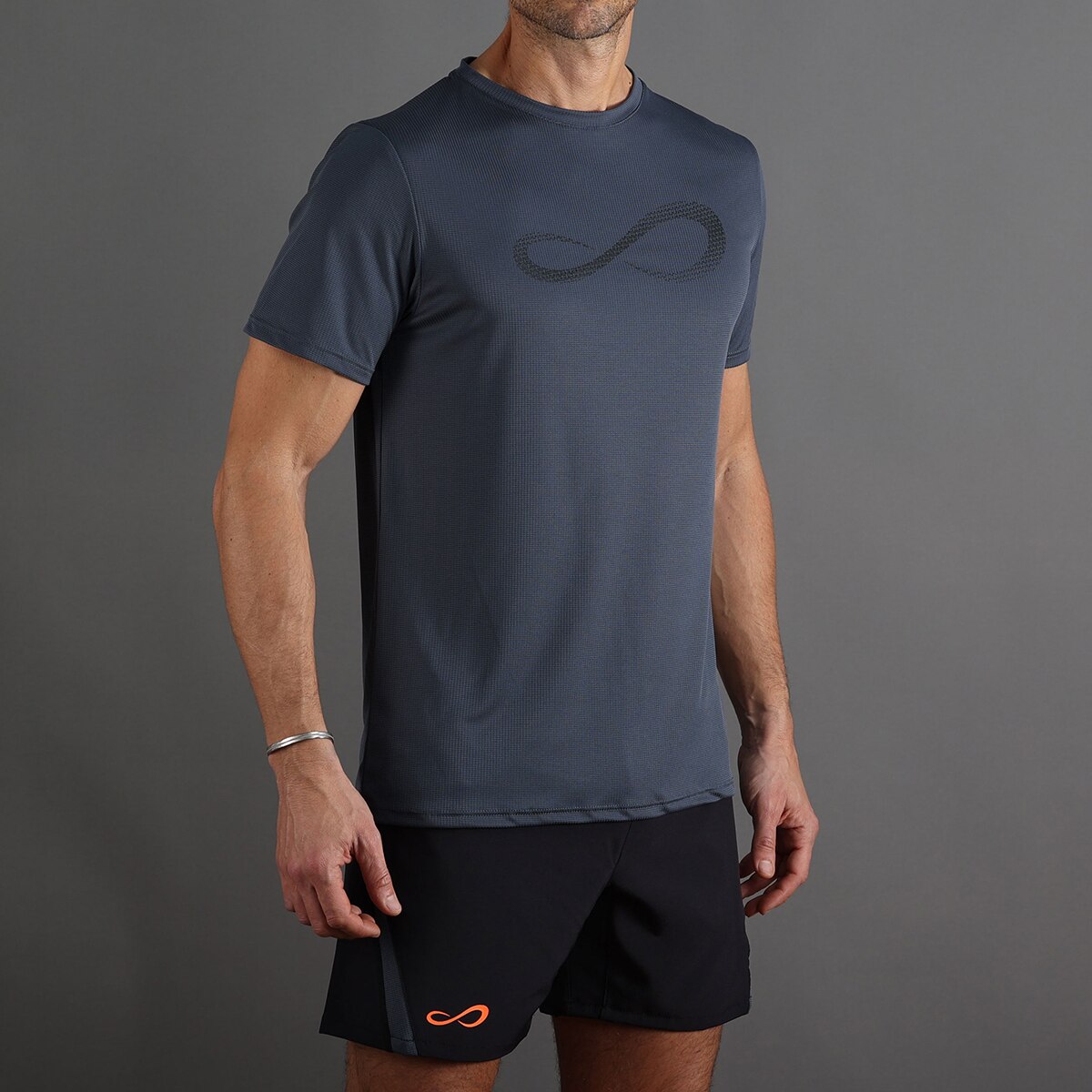 T-shirt de Homem Unlimited Diamond II Cinzento-2