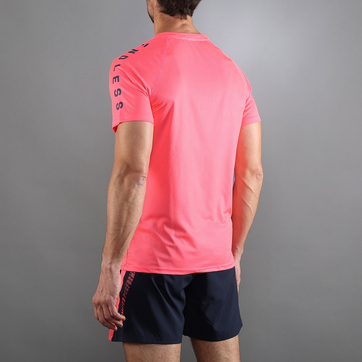 T-shirt de Homem Feisty Iconic Rosa-2