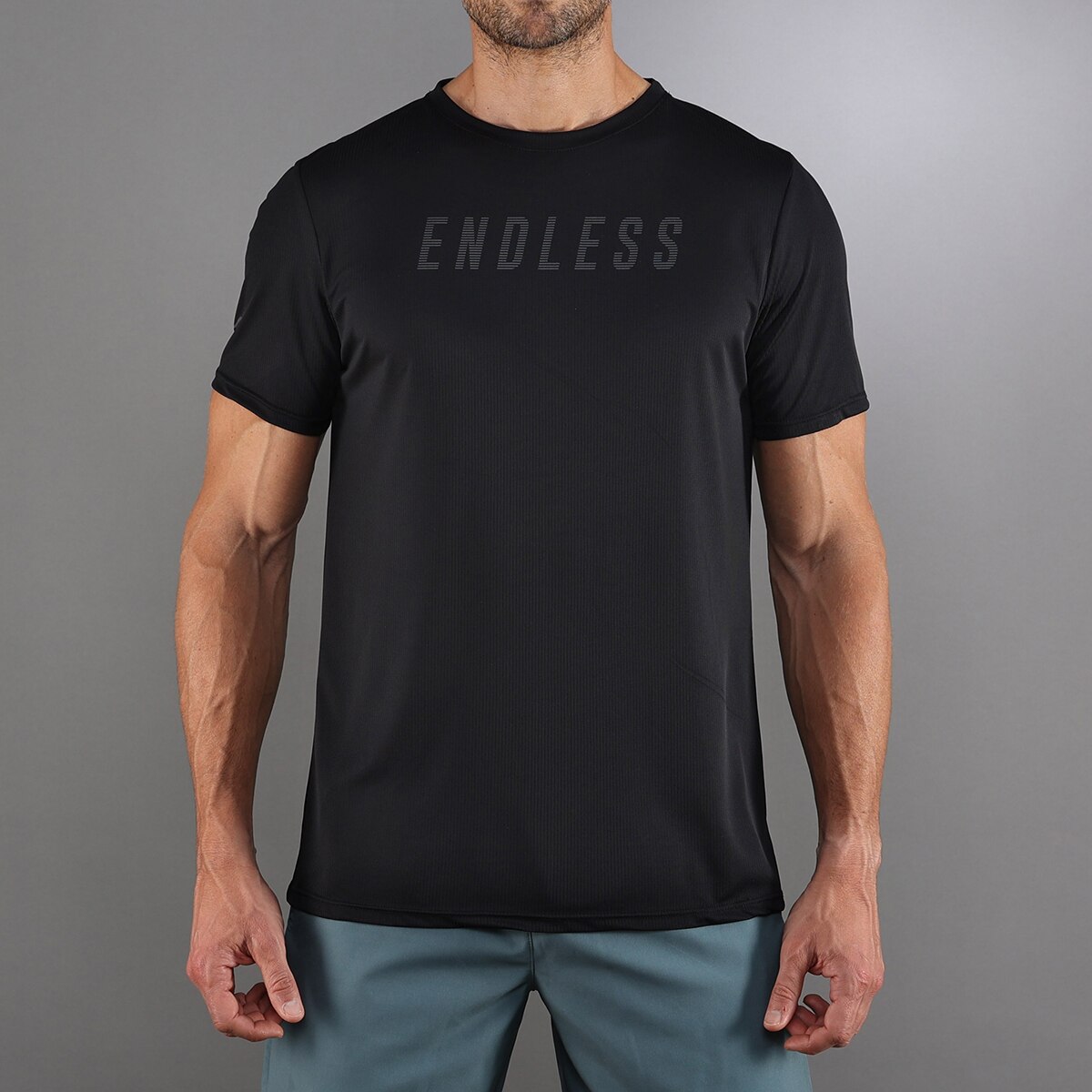 T-shirt Ace de Homem Preto-1