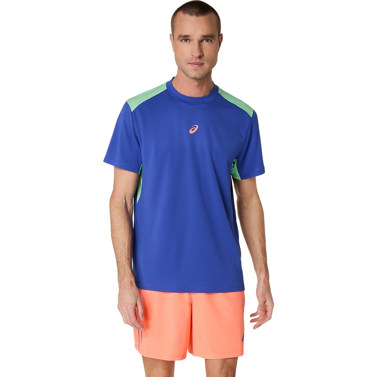 T-shirts de Padel de Homem Padel Court SS Top Azul / Verde-1