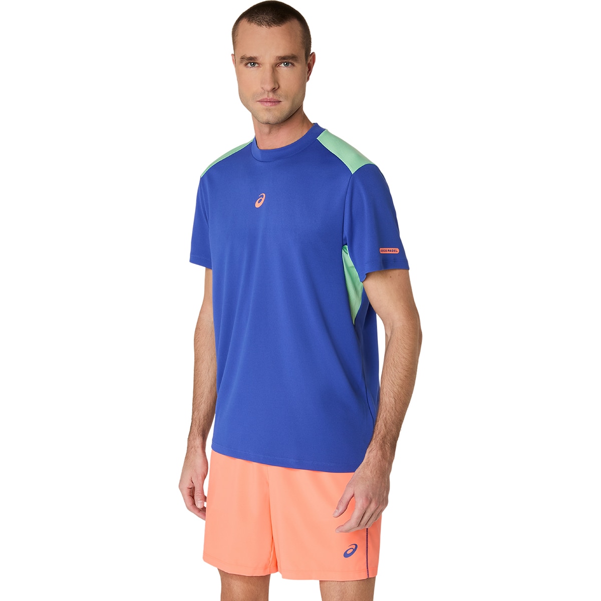 T-shirts de Padel de Homem Padel Court SS Top Azul / Verde-3