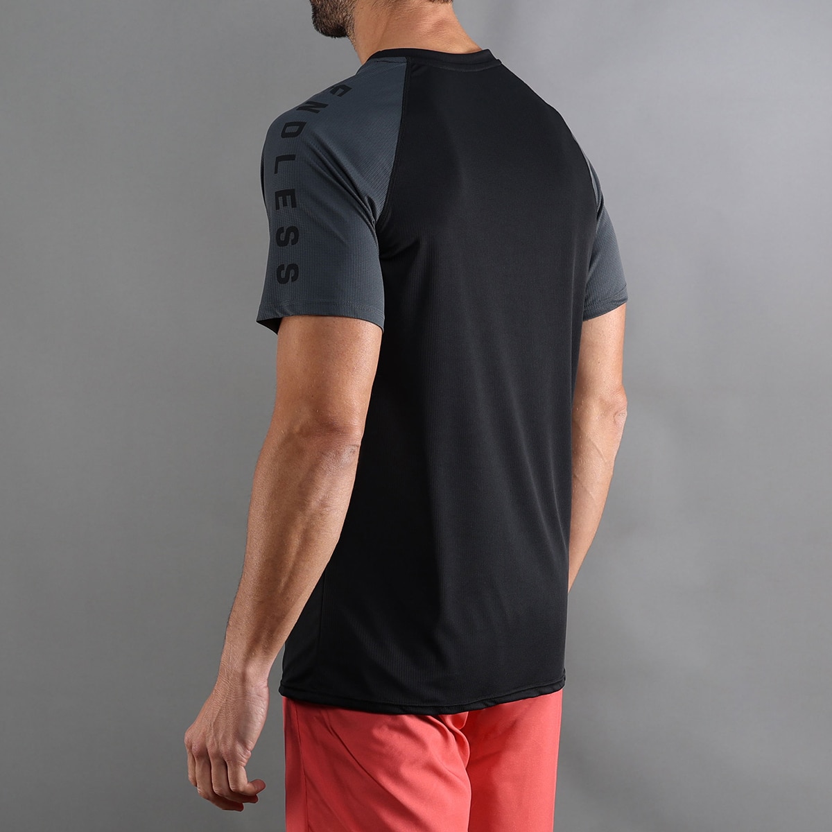 Camiseta De Hombre Feisty Iconic Endless - Negro Negro-2