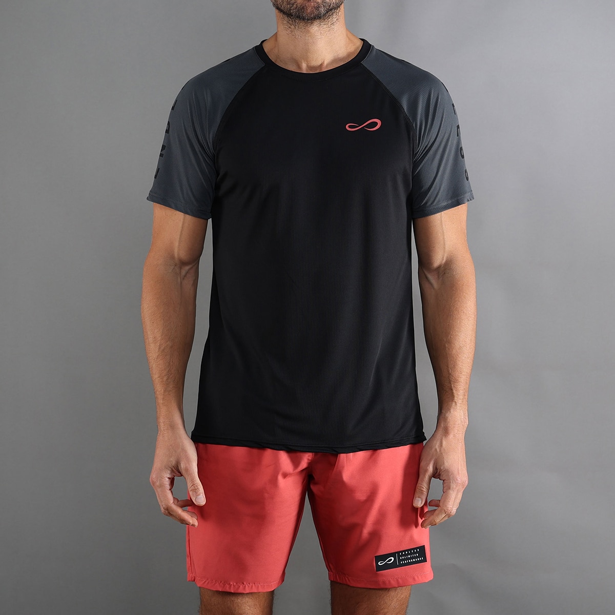 Camiseta De Hombre Feisty Iconic Endless - Negro Negro-5