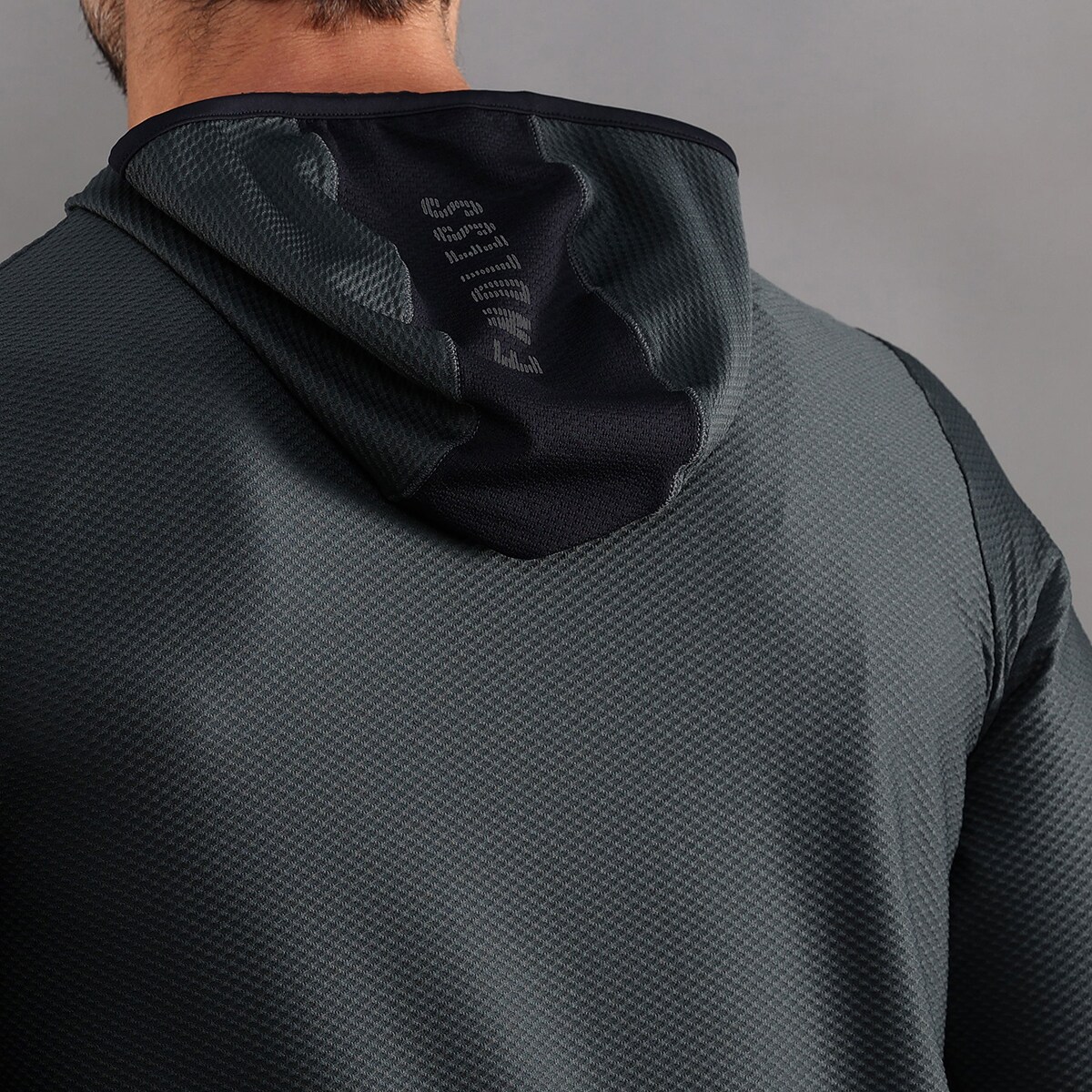 Sweatshirt de Homem Hero Ii Cinzento-3