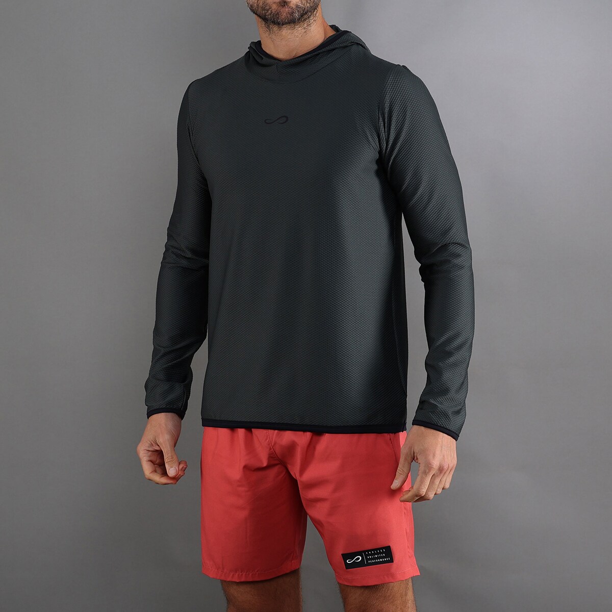 Sweatshirt de Homem Hero Ii Cinzento-4