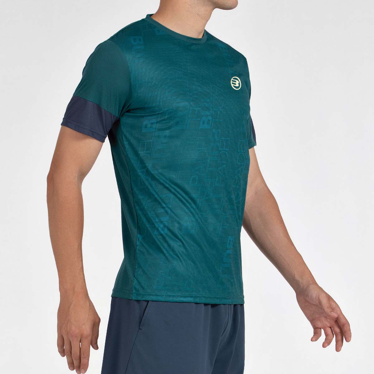 T-shirt de Homem Leido Preto-3