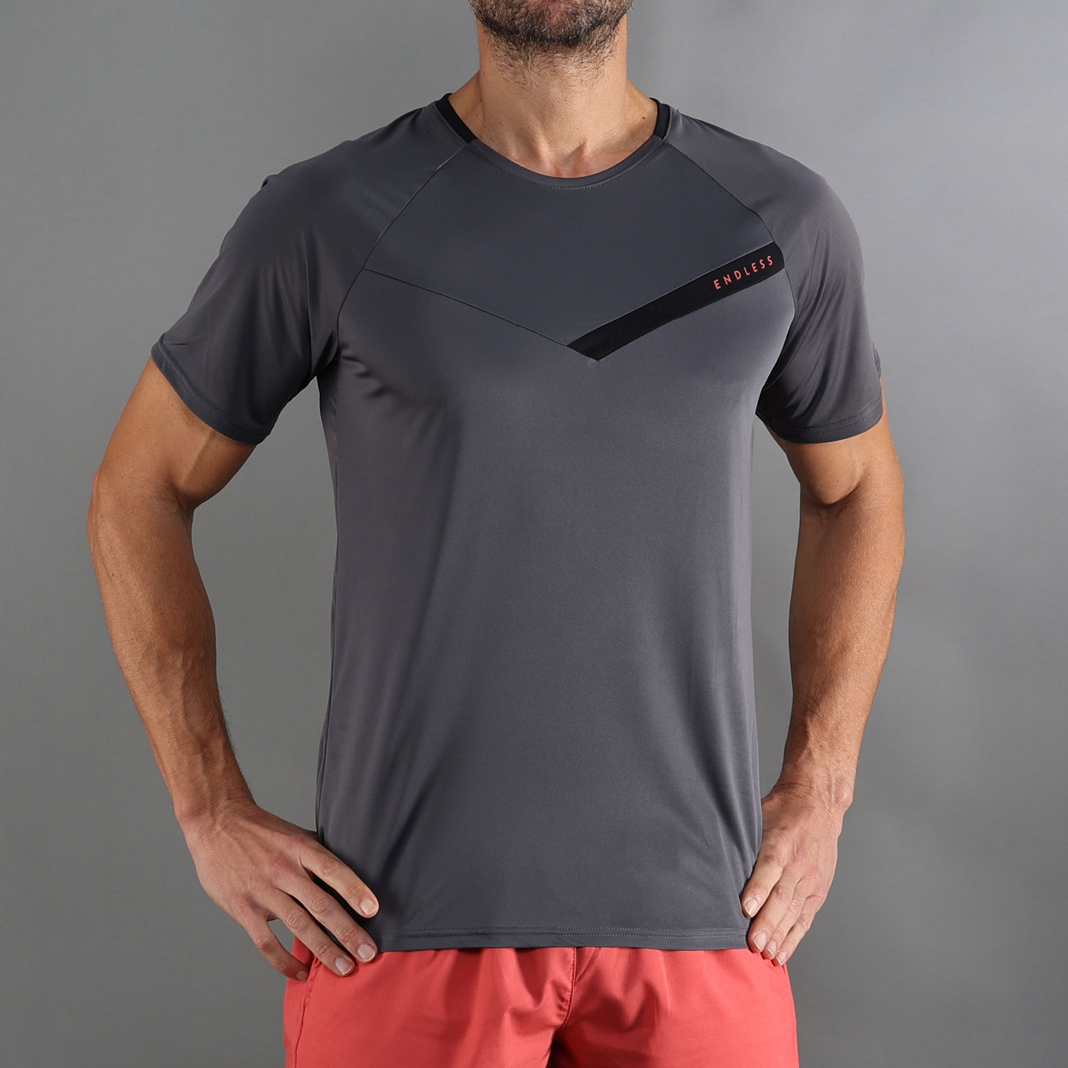 T-shirt de Homem Tracer Cinzento-1