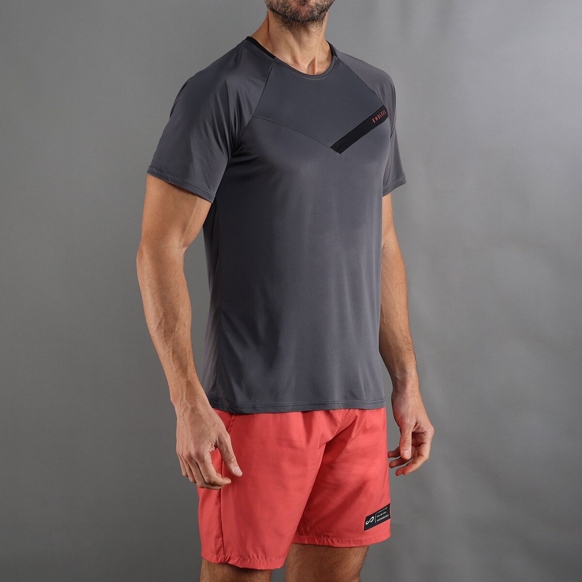 T-shirt de Homem Tracer Cinzento-3