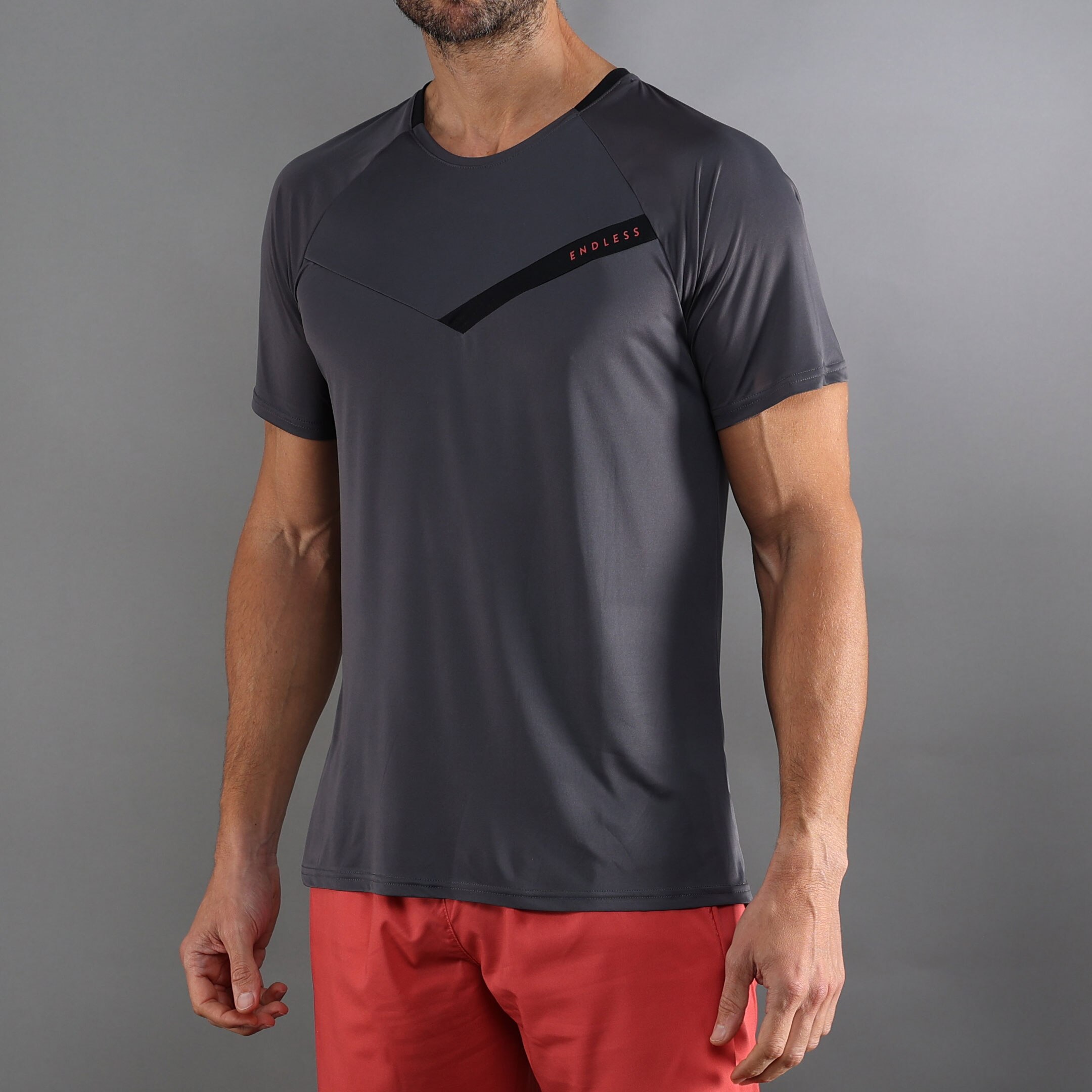 T-shirt de Homem Tracer Cinzento-4