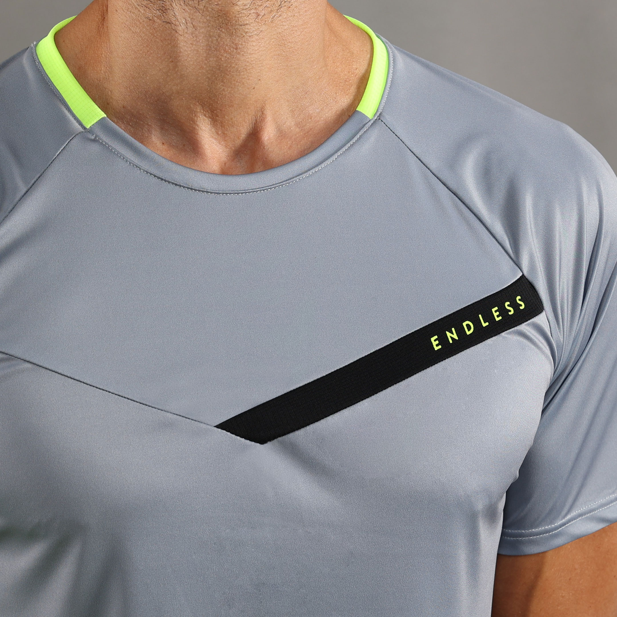 T-shirt de Homem Tracer Cinzento-4