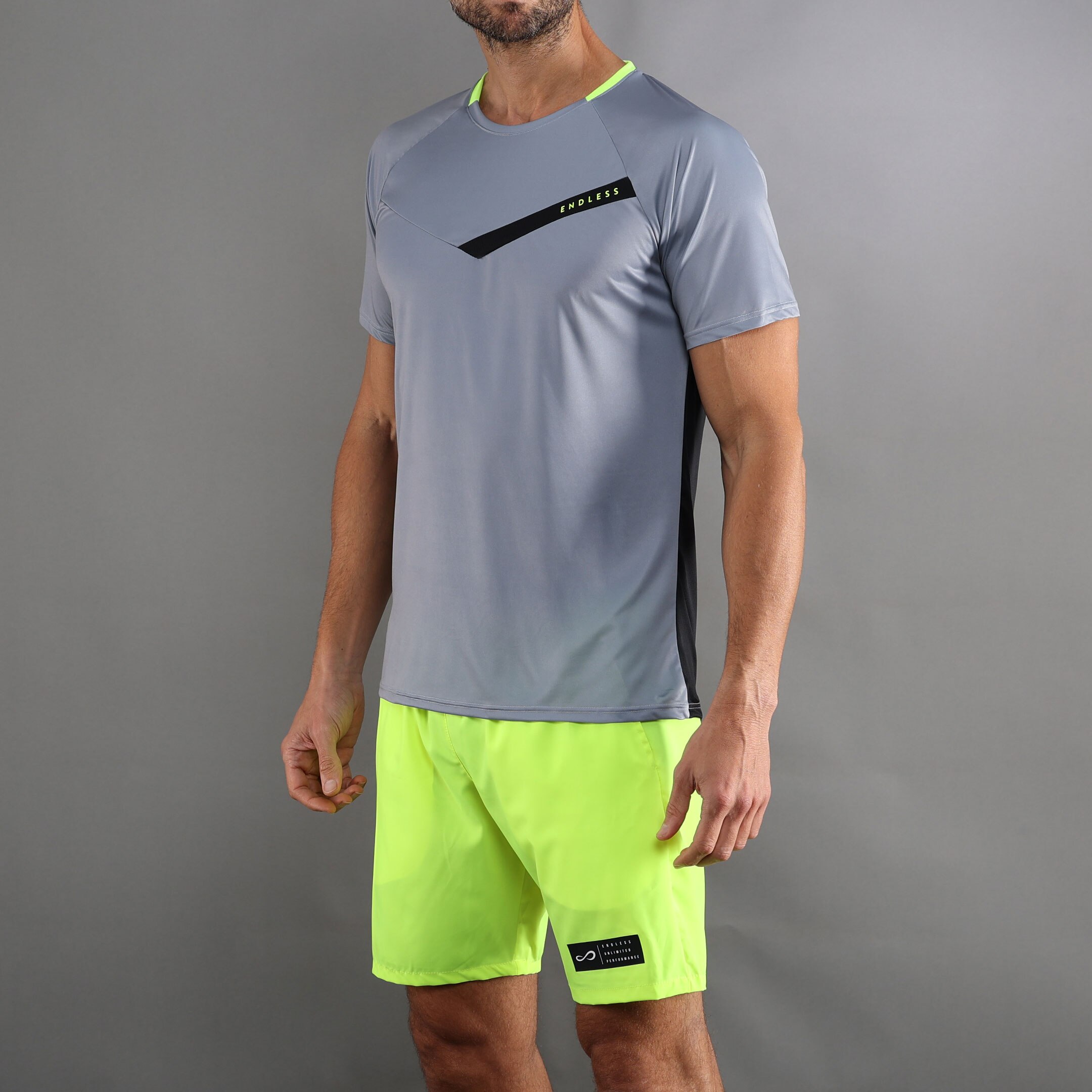 T-shirt de Homem Tracer Cinzento-5