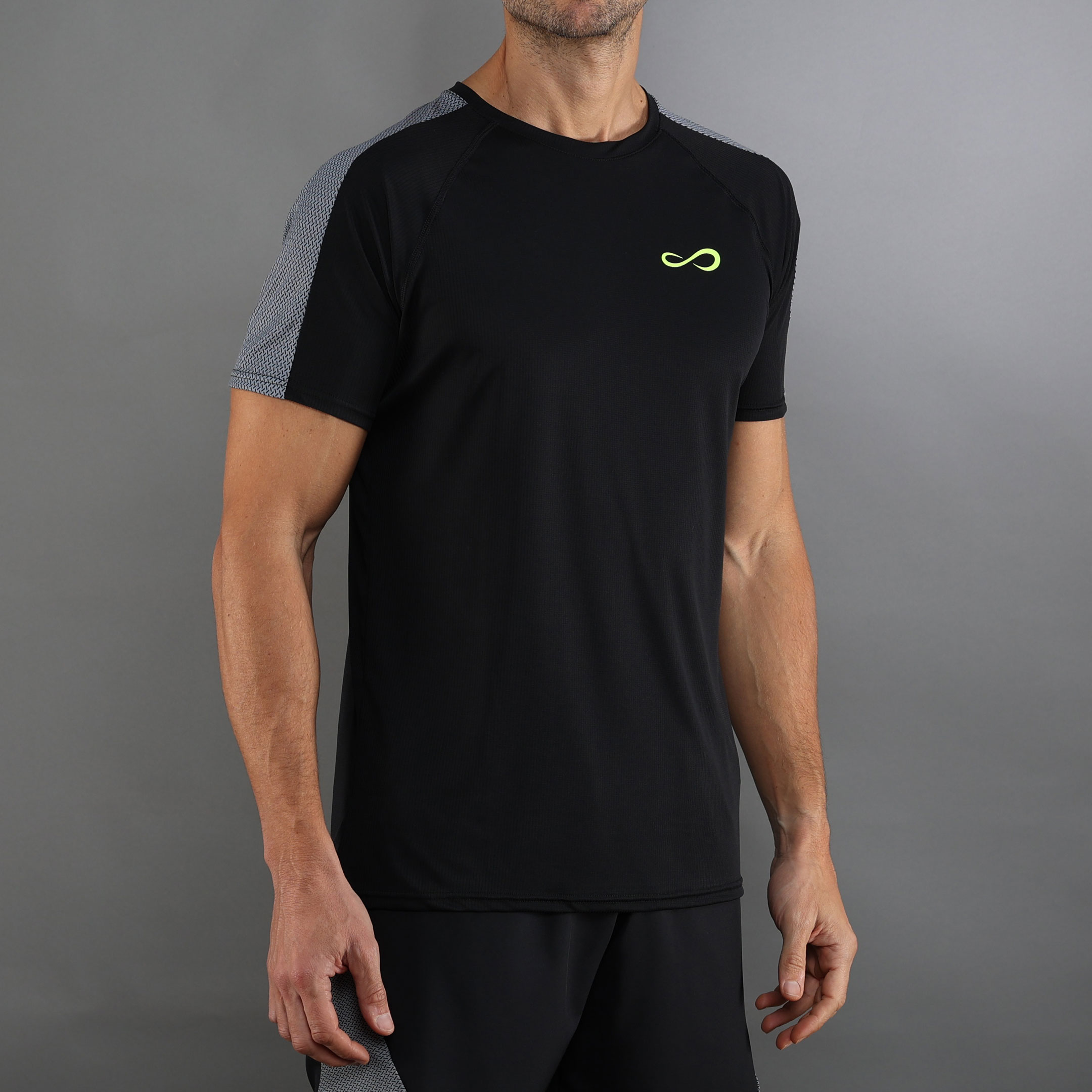 T-shirt de Homem Vector Preto-1