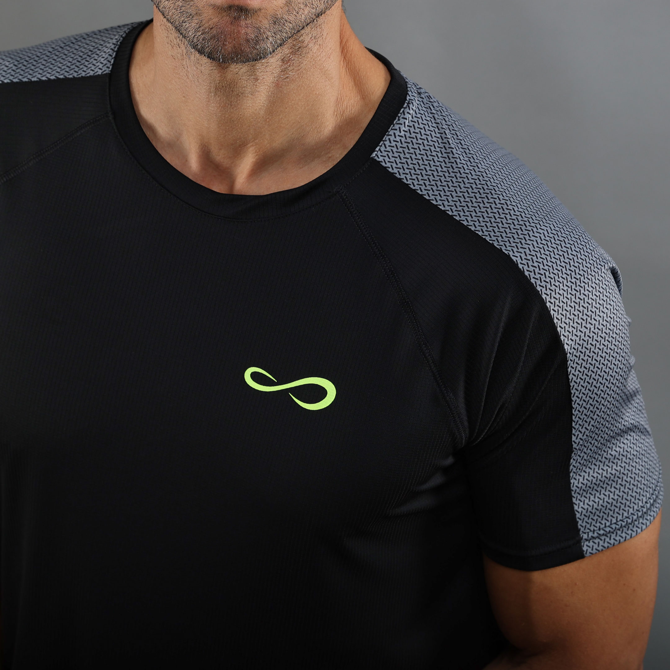 T-shirt de Homem Vector Preto-3