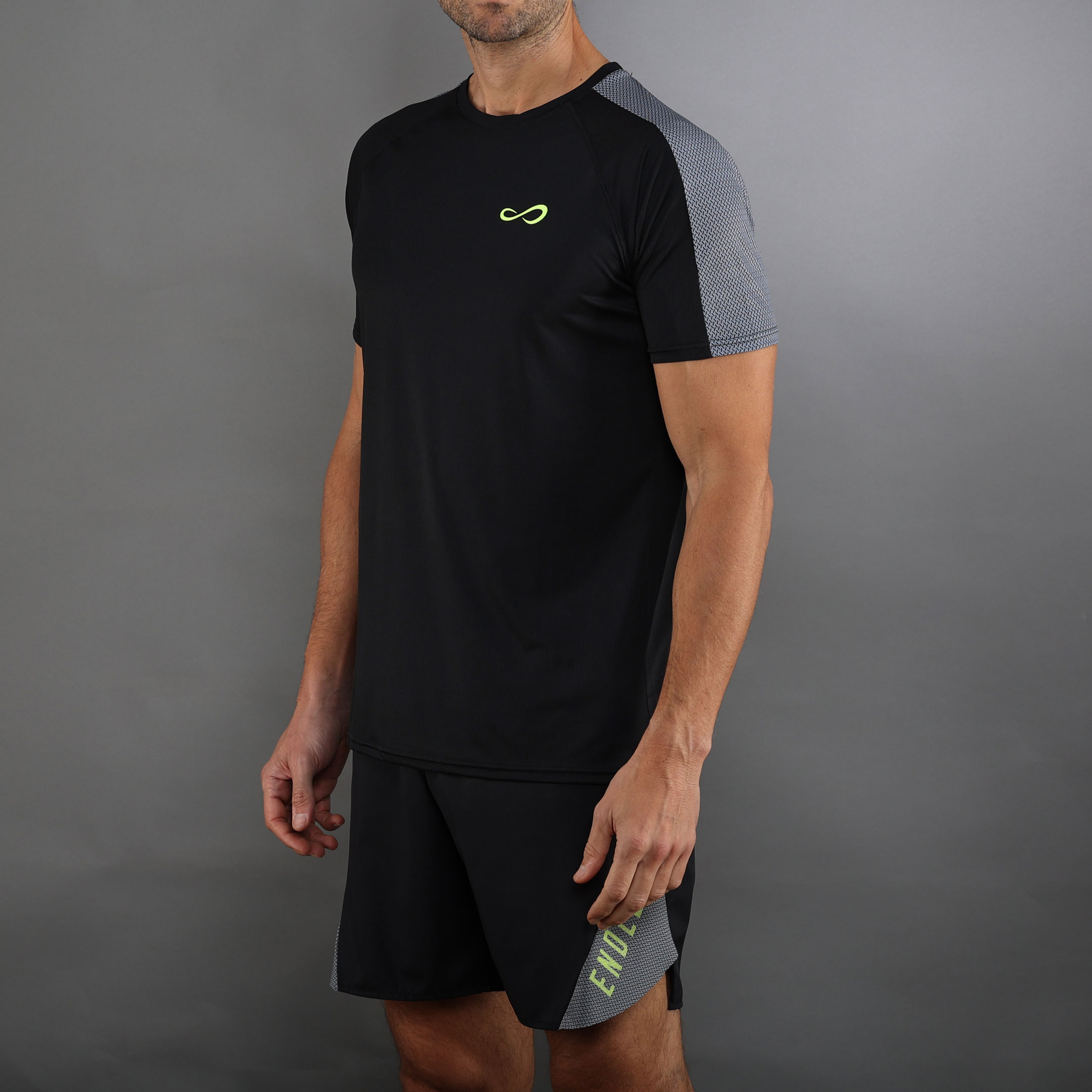 T-shirt de Homem Vector Preto-4