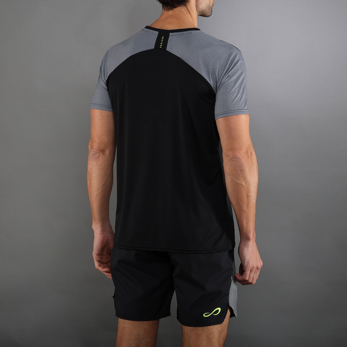 T-shirt de Homem Vector Preto-5