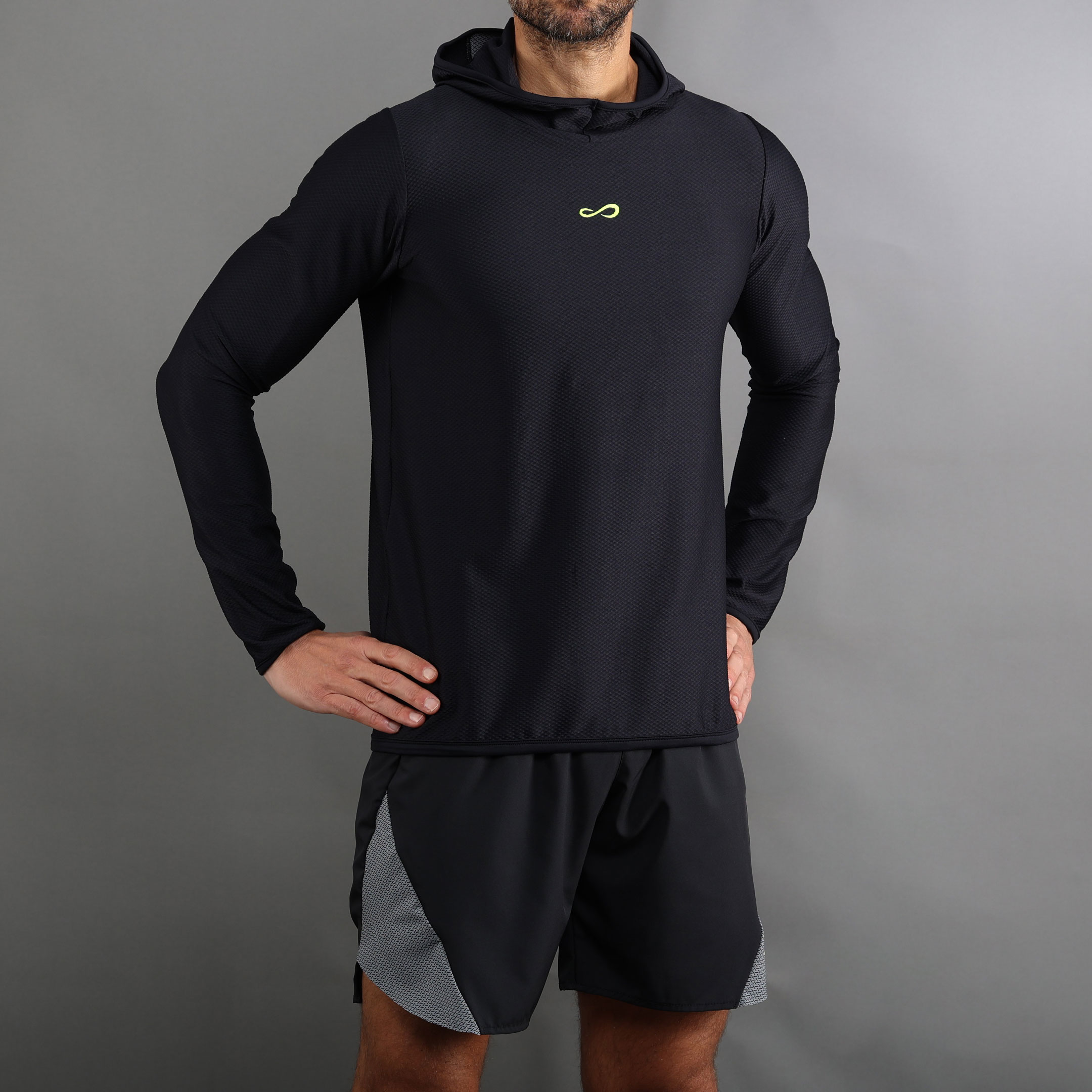 Sweatshirt de Homem Hero II Preto-3