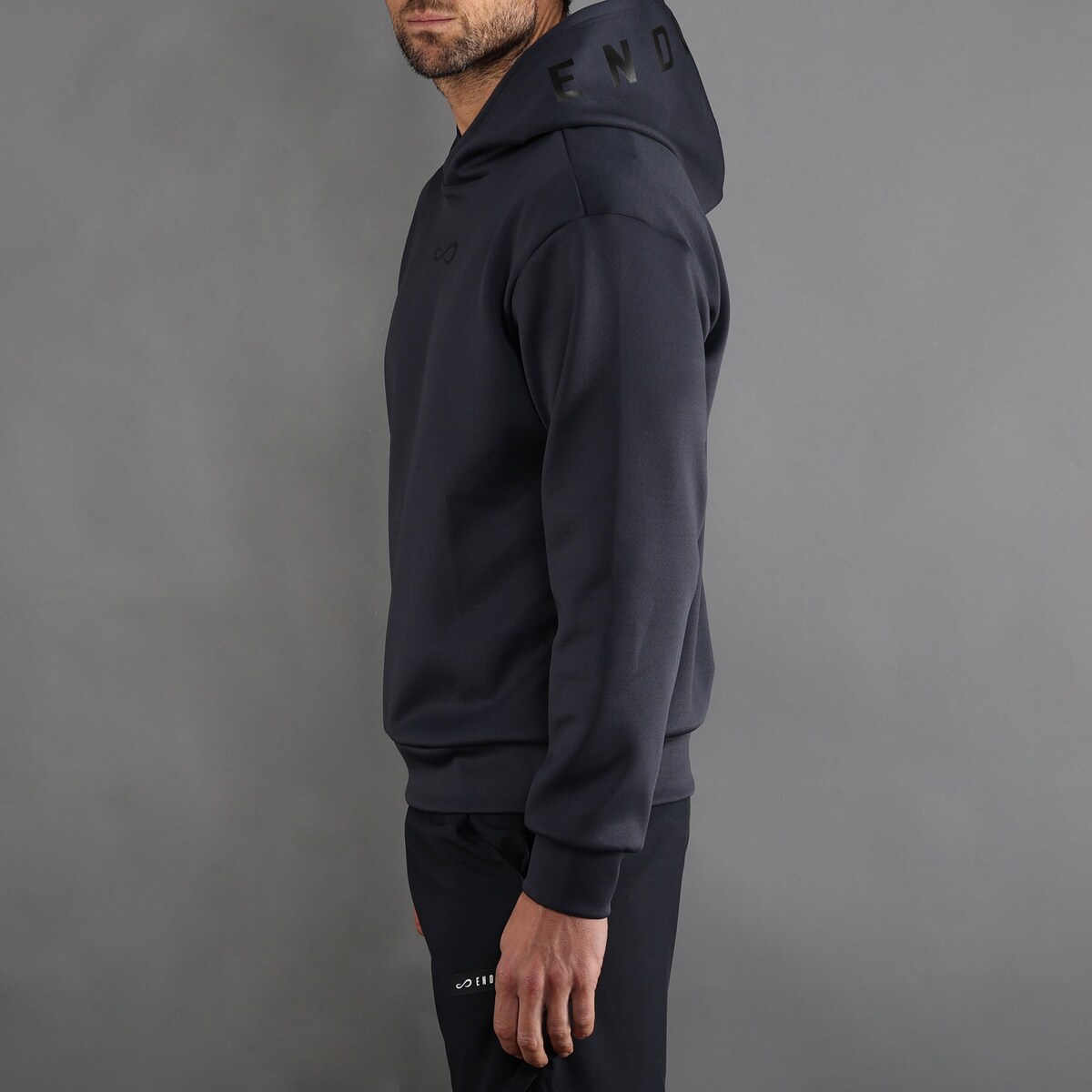 Sweatshirt de Homem Sniper Cinzento-2